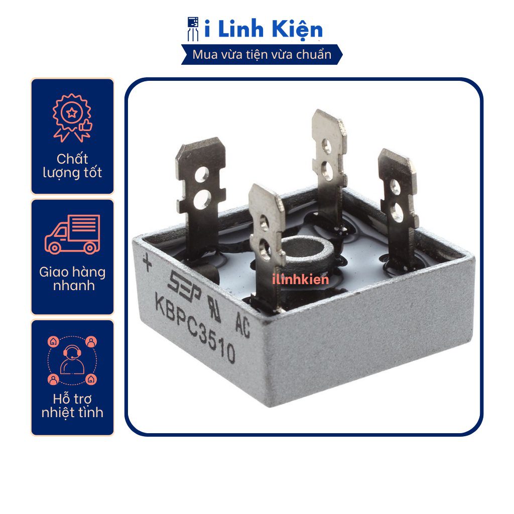 KBPC3510 KBPC5010 Diode cầu 35A 1000V DIP-4 8 KBPC3510 KBPC5010 Diode cầu 35A 1000V DIP-4 - Ảnh 8