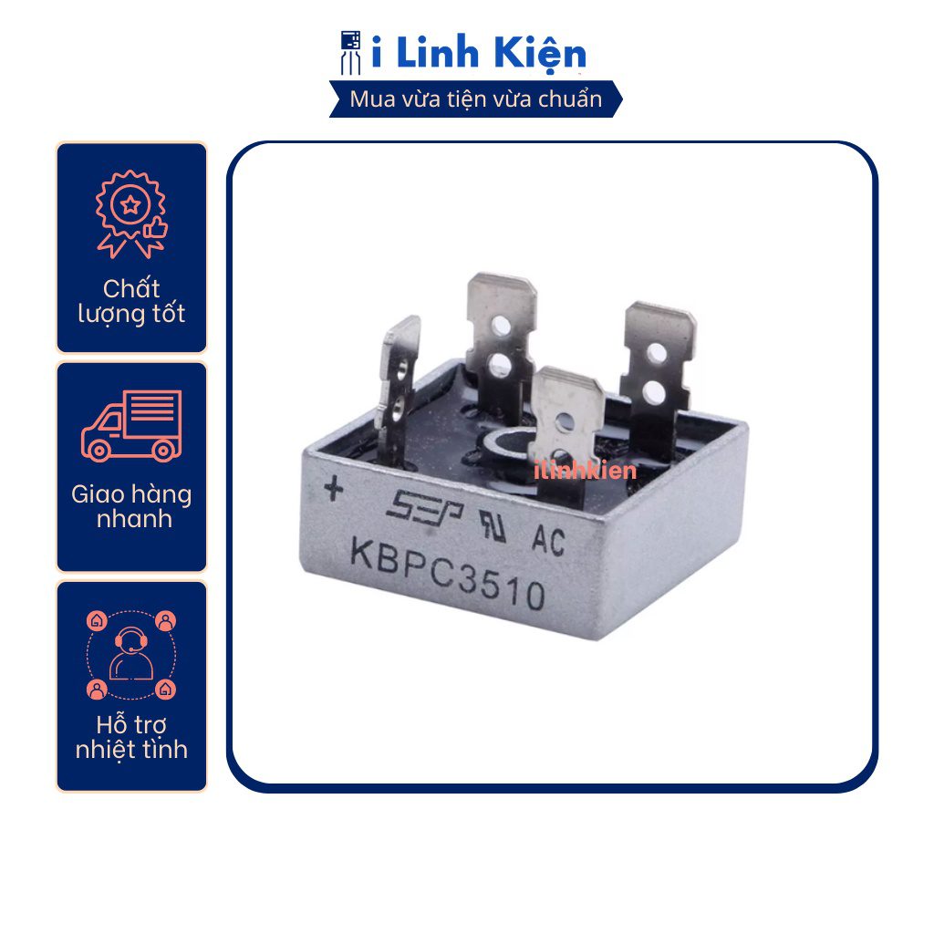 KBPC3510 KBPC5010 Diode cầu 35A 1000V DIP-4 7 KBPC3510 KBPC5010 Diode cầu 35A 1000V DIP-4 - Ảnh 7