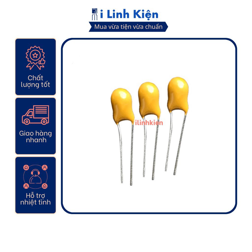 Tụ tantalum, tantalium chân cắm 35V 0.1uF - 10uF chất lượng tốt 4 Tụ tantalum, tantalium chân cắm 35V 0.1uF - 10uF chất lượng tốt - Ảnh 4