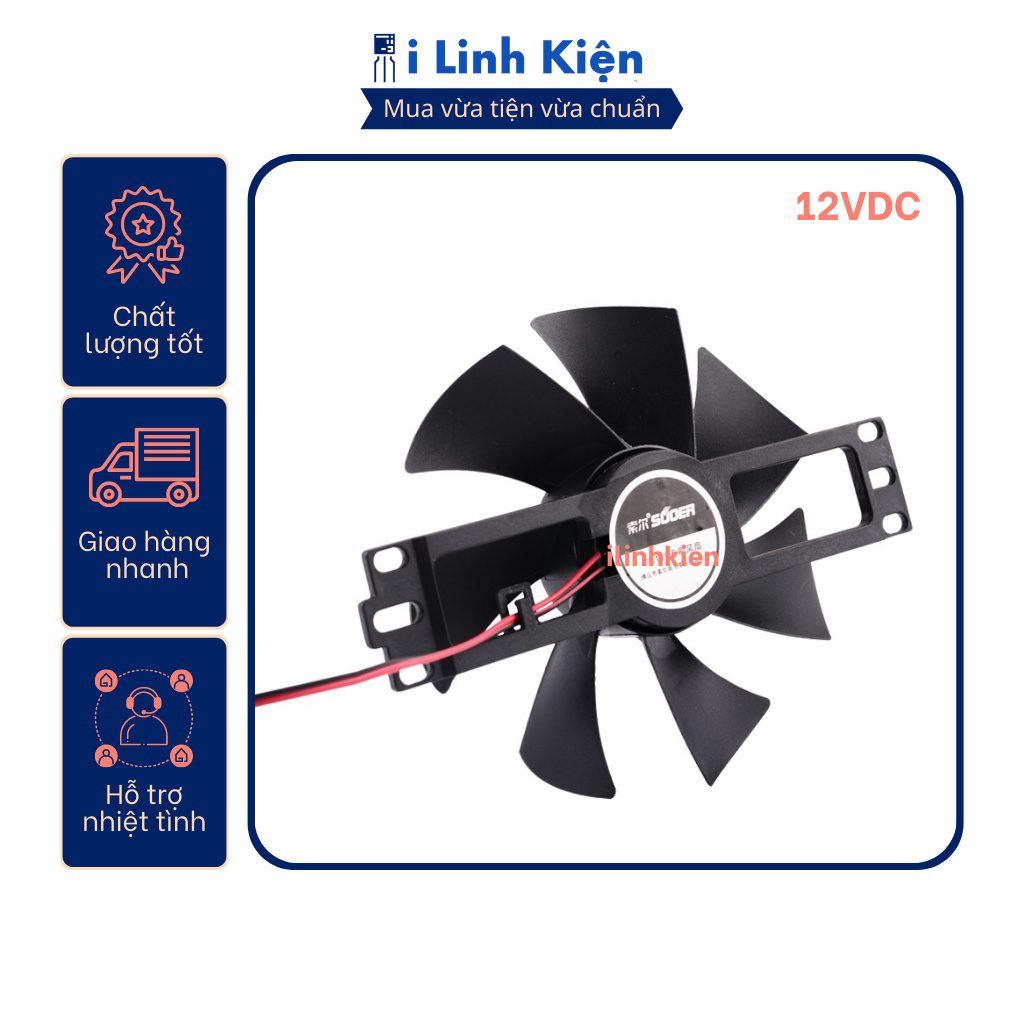 Quạt bếp từ 18V 12V tản nhiệt cho IGBT sải cánh 11cm, 8.5cm chất lượng cao. 1 Quạt bếp từ 18V 12V tản nhiệt cho IGBT sải cánh 11cm, 8.5cm chất lượng cao.