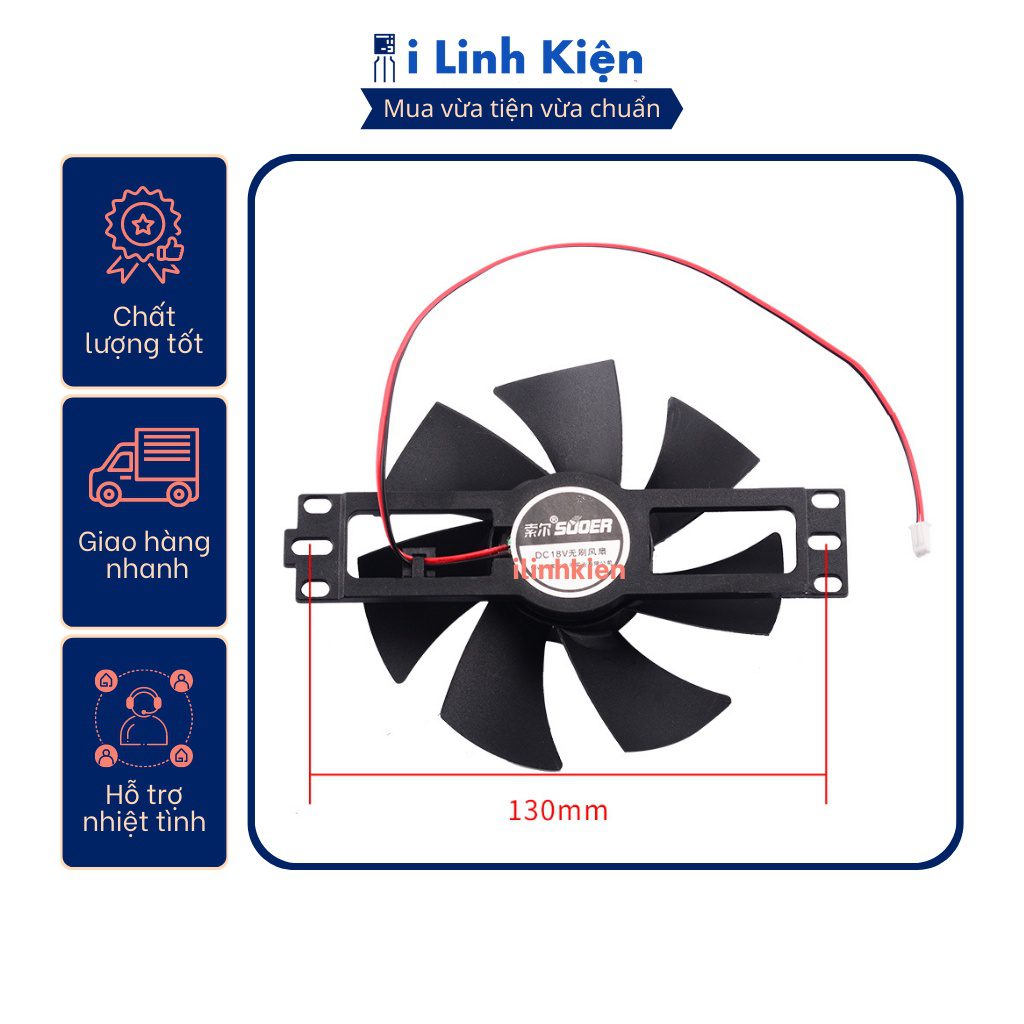 Quạt bếp từ 18V 12V tản nhiệt cho IGBT sải cánh 11cm, 8.5cm chất lượng cao. 7 Quạt bếp từ 18V 12V tản nhiệt cho IGBT sải cánh 11cm, 8.5cm chất lượng cao. - Ảnh 7