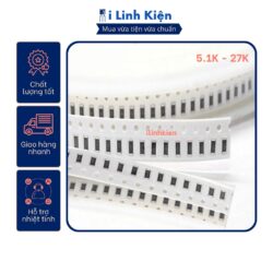 Điện trở dán 1206 1/4W 5.1K - 27K 1% chất lượng tốt (túi 50 con) 9 76d9f5db6ef4d27ae7760d6a0c1a8010