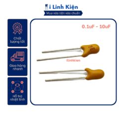 Tụ tantalum, tantalium chân cắm 35V 0.1uF - 10uF chất lượng tốt 5 7ee48fe28554cf9baa7c5b9d7f2c21bb