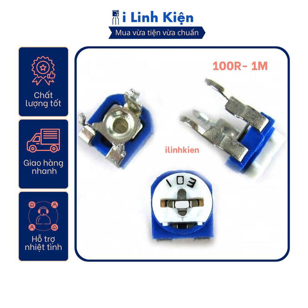 Biến trở tam giác RM065 100R - 1M chất lượng tốt 7 Biến trở tam giác RM065 100R - 1M chất lượng tốt - Ảnh 7