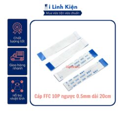 Cáp FFC 10P ngược 0.5mm dài 20cm loại 1