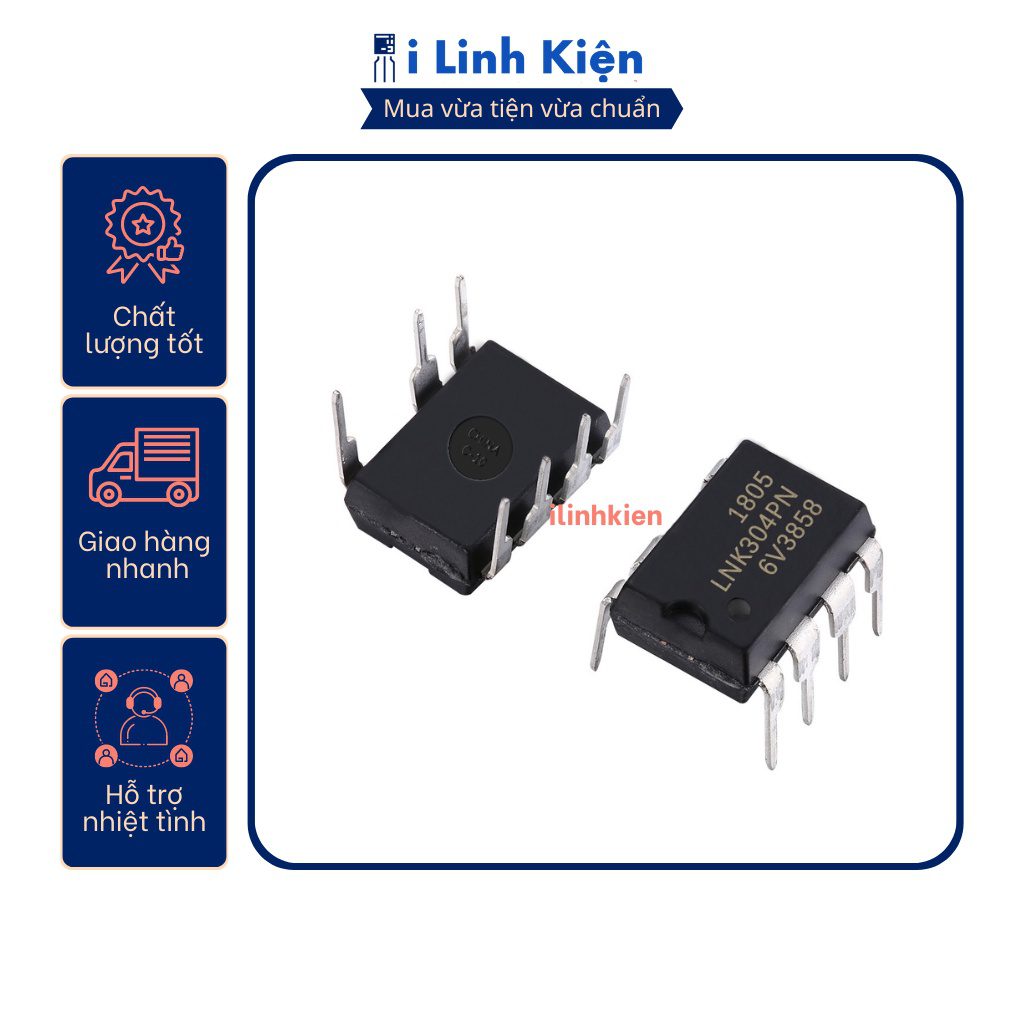 Ic nguồn LNK302PN/304PN/305PN/306PN/500PN/564PN DIP-7 chính hãng Power Integrations 4 Ic nguồn LNK302PN/304PN/305PN/306PN/500PN/564PN DIP-7 chính hãng Power Integrations - Ảnh 4