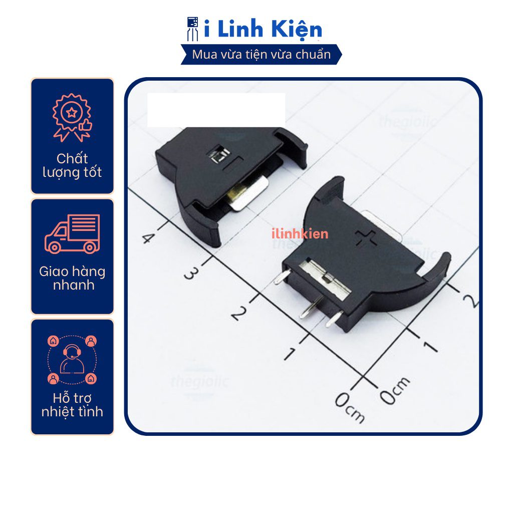Đế pin CR2025/CR2032 các loại 5 Đế pin CR2025/CR2032 các loại - Ảnh 5