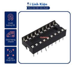 Đế IC 18 chân DIP-18 loại dẹp chất lượng tốt