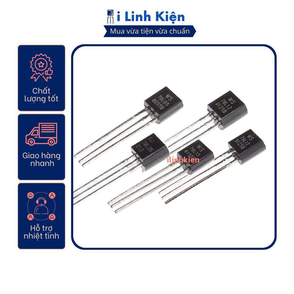 Ic nguồn 78L05/78L06/78L08/78L09/78L10/78L12/78L15/78L18/78L24 TO-92. 5 Ic nguồn 78L05/78L06/78L08/78L09/78L10/78L12/78L15/78L18/78L24 TO-92. - Ảnh 5