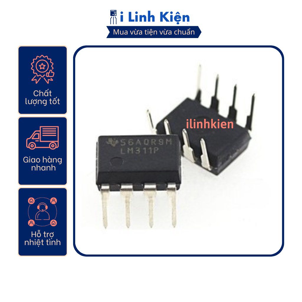 LM311 LM311P DIP-8 chính hãng TI loại tốt 3 LM311 LM311P DIP-8 chính hãng TI loại tốt - Ảnh 3