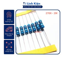 Điện trở vạch 2W 270K - 2M 1% chân đồng (túi 10 con) 9 c9d5fd4e1f9d9a19d41c6b32dfd120dd