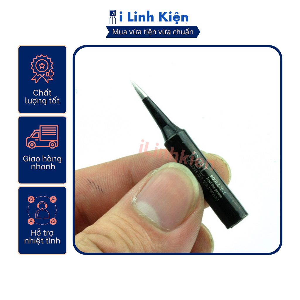 Mũi hàn thiếc nhọn 900M-TI Debailong cao cấp 6 Mũi hàn thiếc nhọn 900M-TI Debailong cao cấp - Ảnh 6