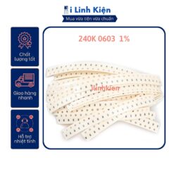 Điện trở dán 240K 0603 1% chất lượng tốt (dây 100c) 11 ddb50f996bdf271ceebd899f4a2cb532