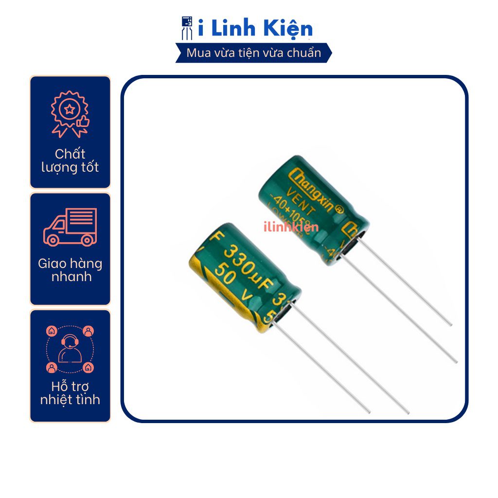 Tụ hóa 50V 1uF-3300uF tần số cao 4 Tụ hóa 50V 1uF-3300uF tần số cao - Ảnh 4