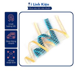 Điện trở 1W 330R-3.3K 1% chân đồng túi 10 con. 10 eab3d882dbdc306826be9ef75d029764