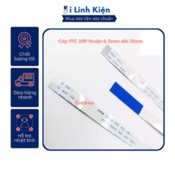 Cáp FFC 20P thuận 0.5mm dài 20cm 9 ecec27c5f04334d806e82b6d7611c819