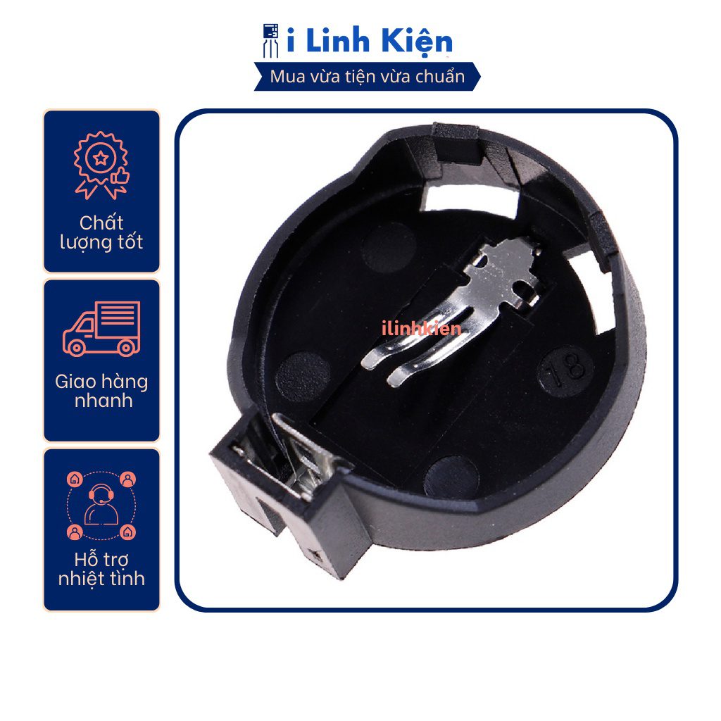 Đế pin CR2025/CR2032 các loại 2 Đế pin CR2025/CR2032 các loại - Ảnh 2