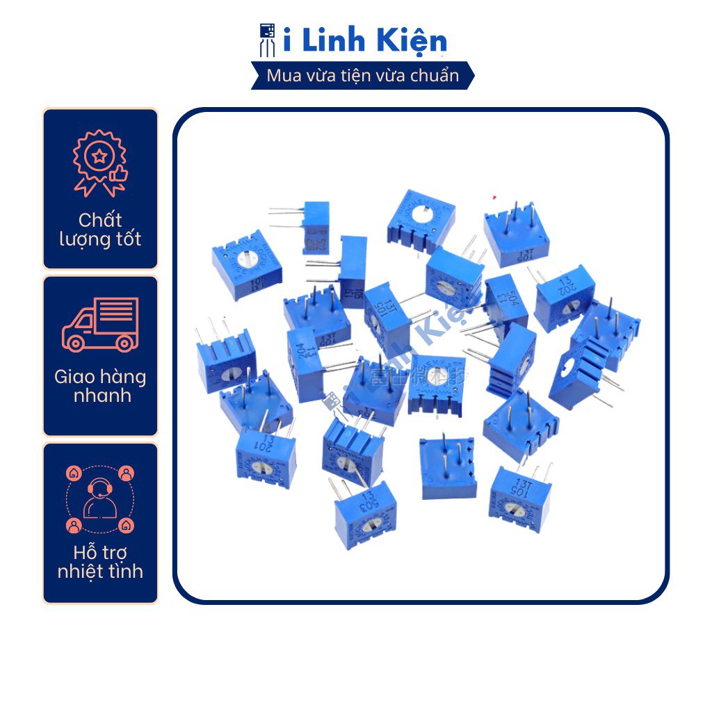 Biến trở vuông 20K 3362P-203 chất lượng tốt 4 Biến trở vuông 20K 3362P-203 chất lượng tốt - Ảnh 4