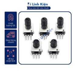 Chiết áp đơn RV09 3 chân đứng 1K - 100K chất lượng tốt