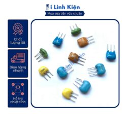 Thạch anh 4Mhz 5Mhz 6Mhz 8Mhz 10Mhz 12Mhz 16Mhz ZTT 3 chân combo 50 con.