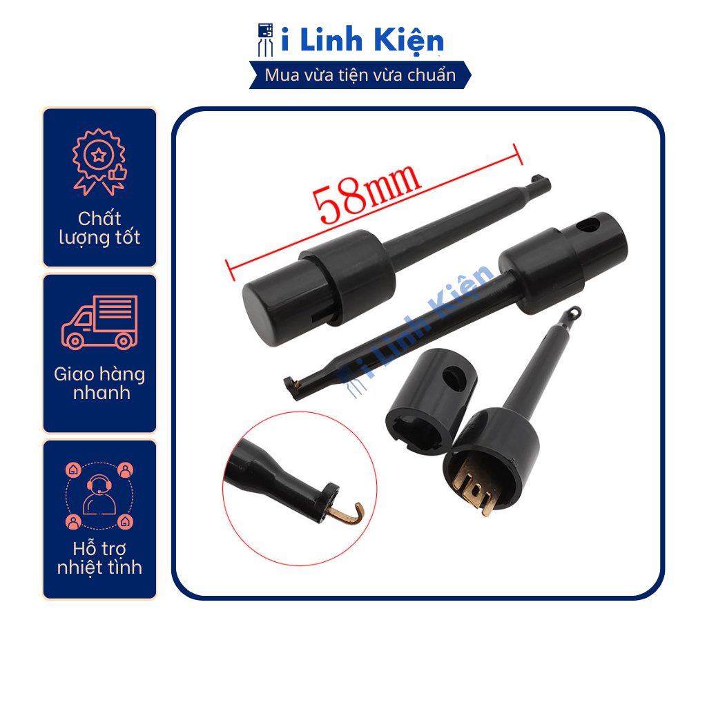 Móc kẹp dây dùng cho thử nghiệm đo linh kiện chất lượng tốt 4 Móc kẹp dây dùng cho thử nghiệm đo linh kiện chất lượng tốt - Ảnh 4