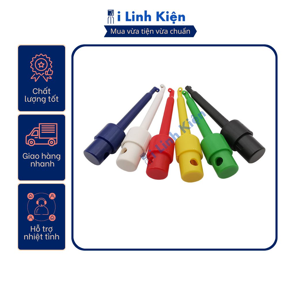 Móc kẹp dây dùng cho thử nghiệm đo linh kiện chất lượng tốt 6 Móc kẹp dây dùng cho thử nghiệm đo linh kiện chất lượng tốt - Ảnh 6