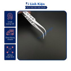 Nhíp gắp linh kiện điện tử màu trắng thép không gỉ dạng lỗ cao cấp. 14 vn 11134207 7qukw lfkvho4unmnp5c