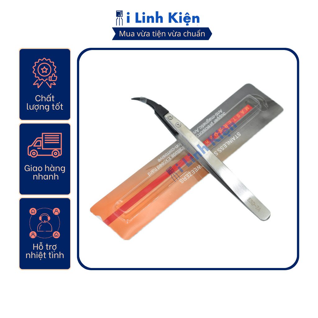 Nhíp gắp linh kiện điện tử cao cấp đầu nhựa chống tính điện chất lượng tốt. 4 Nhíp gắp linh kiện điện tử cao cấp đầu nhựa chống tính điện chất lượng tốt. - Ảnh 4