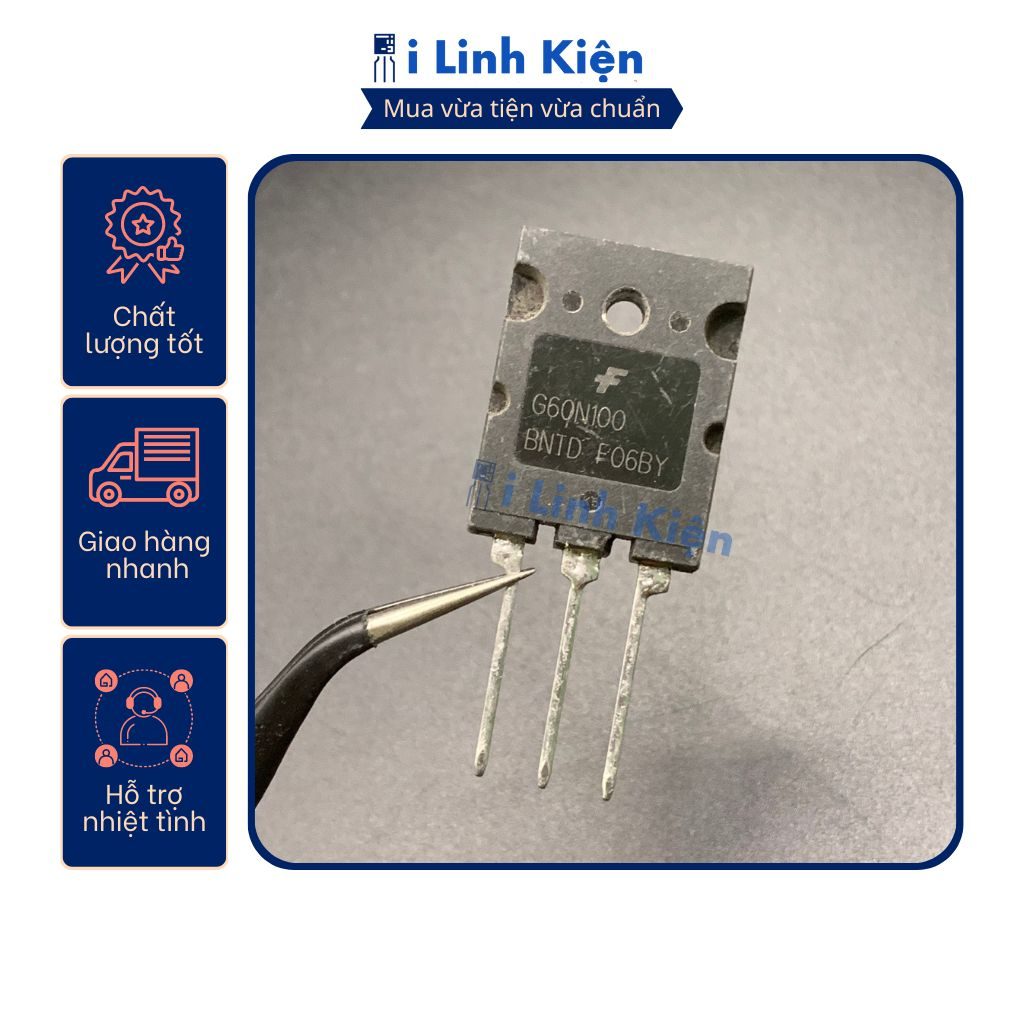 60N100 IGBT G60N100 60A 100V tháo máy chất lượng tốt. (kiểm tra trước khi gửi) 2 60N100 IGBT G60N100 60A 100V tháo máy chất lượng tốt. (kiểm tra trước khi gửi) - Ảnh 2