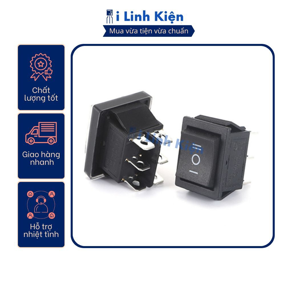 Công tắc bập bênh KCD4 15A 250V 25x31mm chất lượng tốt 6 Công tắc bập bênh KCD4 15A 250V 25x31mm chất lượng tốt - Ảnh 6