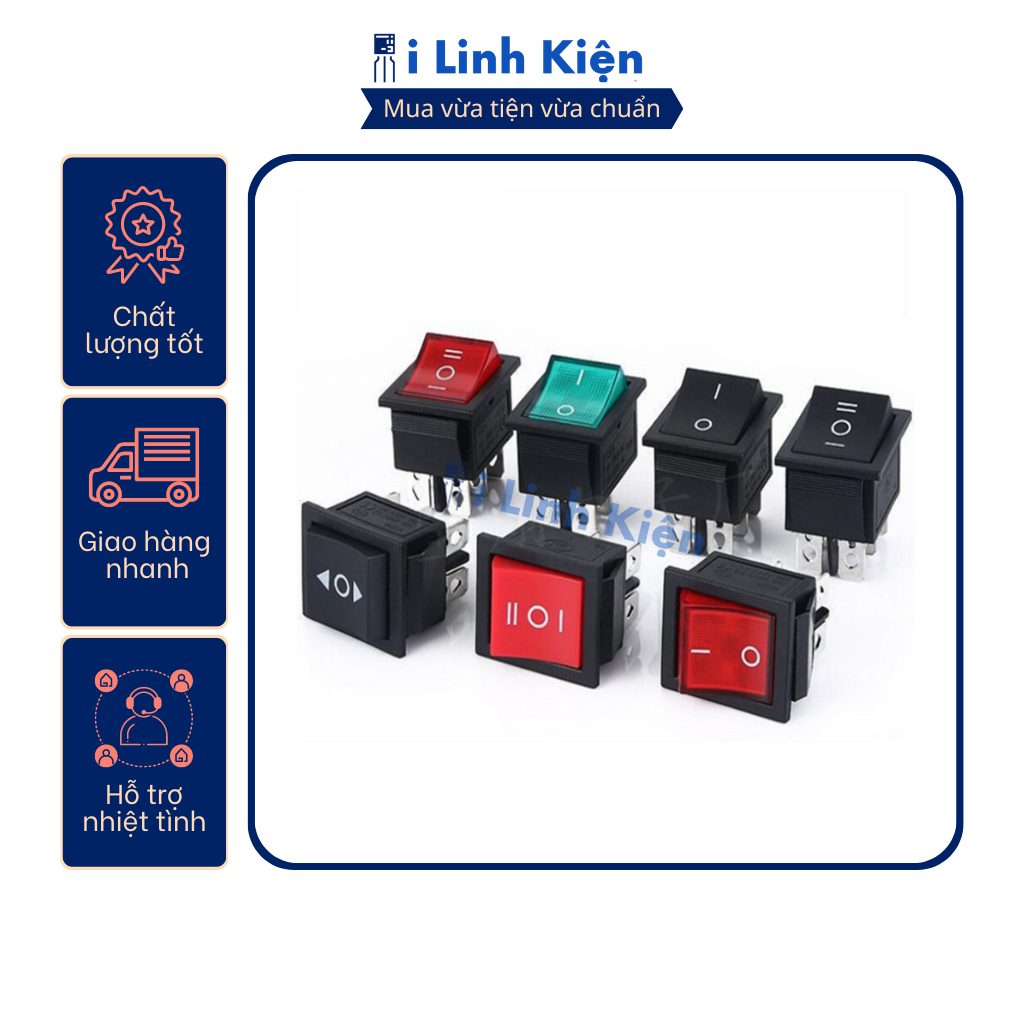 Công tắc bập bênh KCD4 15A 250V 25x31mm chất lượng tốt 3 Công tắc bập bênh KCD4 15A 250V 25x31mm chất lượng tốt - Ảnh 3