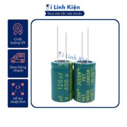 Tụ hóa 400V 120uF 18x30mm tần số cao chất lượng tốt. 5 vn 11134207 7qukw litm08p8zrv6e3