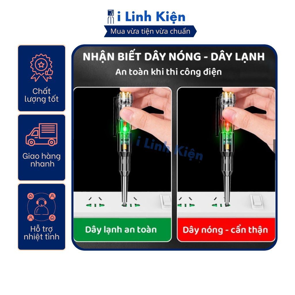Bút thử điện thông minh cảm ứng chất lượng tốt. 6 Bút thử điện thông minh cảm ứng chất lượng tốt. - Ảnh 6