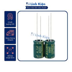 Tụ hóa 400V 4.7uF 8x12mm tần số cao chất lượng tốt. 7 vn 11134207 7qukw lj29cs1kxrf0e3