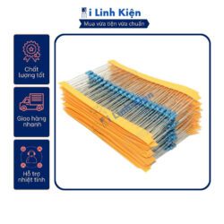 Điện trở vạch 1/4W 510K-10M 1% chân đồng túi 50 con.