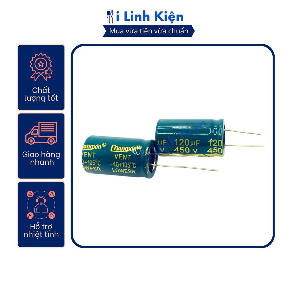 Tụ hóa 450V 4.7uF - 68uF Combo 10 con chất lượng cao. 1 Tụ hóa 450V 4.7uF - 68uF Combo 10 con chất lượng cao.
