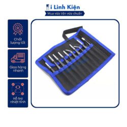 Nhíp gắp linh kiện combo 6 món bằng thép không gỉ chất lượng cao.