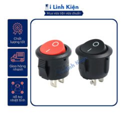 Công tắc bập bênh tròn KCD1-105 6(4)A 250V 2P không đèn chất lượng cao. 12 vn 11134207 7r98o llptv87oiin36c
