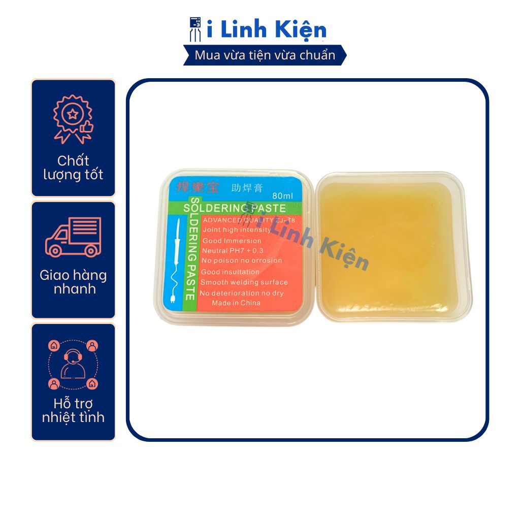 Mỡ hàn mạch NT 50g hỗ trợ hàn linh kiện loại tốt. 1 Mỡ hàn mạch NT 50g hỗ trợ hàn linh kiện loại tốt.