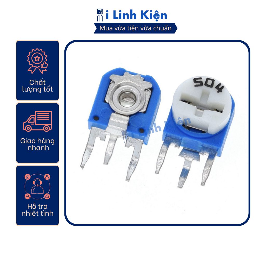 Biến trở tam giác RM063 100R - 1M chất lượng tốt 2 Biến trở tam giác RM063 100R - 1M chất lượng tốt - Ảnh 2