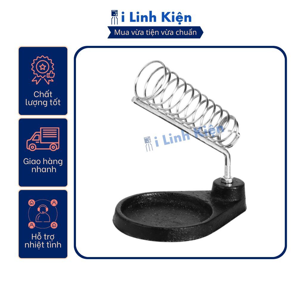 Giá đỡ mỏ hàn thiếc, kệ gác tay hàn lò xo cách nhiệt tốt tiện lợi chất lượng cao. 7 Giá đỡ mỏ hàn thiếc, kệ gác tay hàn lò xo cách nhiệt tốt tiện lợi chất lượng cao. - Ảnh 7