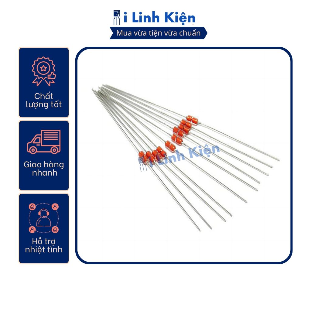 Cảm biến nhiệt NTC MF58 5K - 500K chất lượng tốt 2 Cảm biến nhiệt NTC MF58 5K - 500K chất lượng tốt - Ảnh 2