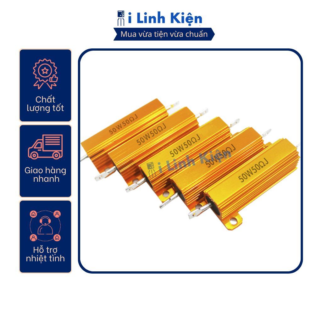 Điện trở nhôm 50W 1K - 100K 5% RX24-50W chất lượng tốt 4 Điện trở nhôm 50W 1K - 100K 5% RX24-50W chất lượng tốt - Ảnh 4
