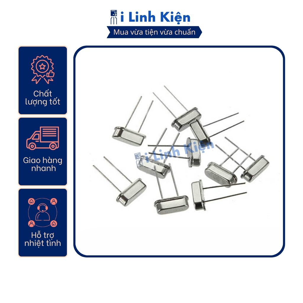 Thạch anh 4,096Mhz 2 chân 2 Thạch anh 4,096Mhz 2 chân - Ảnh 2