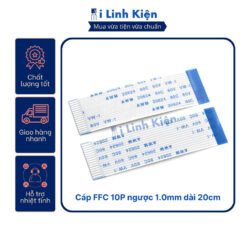 Cáp FFC 10P ngược 1.0mm dài 20cm loại 1