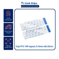 Cáp FFC 14P Ngược 0.5mm Dài 20cm Loại 1