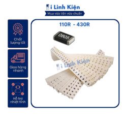 Điện trở dán 0805 1/8W 110R - 430R 1% chất lượng tốt (dây 100c)