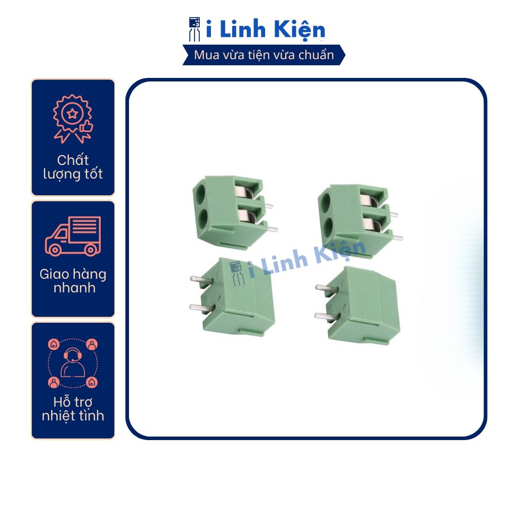 Cầu đấu 2P KF3.96-3P 3.96mm 1 Cầu đấu 2P KF3.96-3P 3.96mm