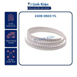 Điện trở dán 240K 0603 1% chất lượng tốt (dây 100c)