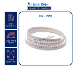 Điện trở dán 0603 1/16W 0R - 22R 1% chất lượng tốt (dây 100c)